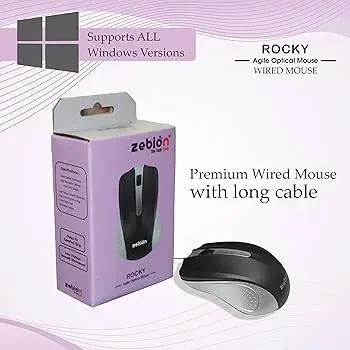 ZEBION ROCKY WIRED OPTICAL MOUSE — image 1 of 1